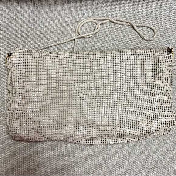 Retro Glomesh Envelope Clutch Handbag - Picture 2 of 7